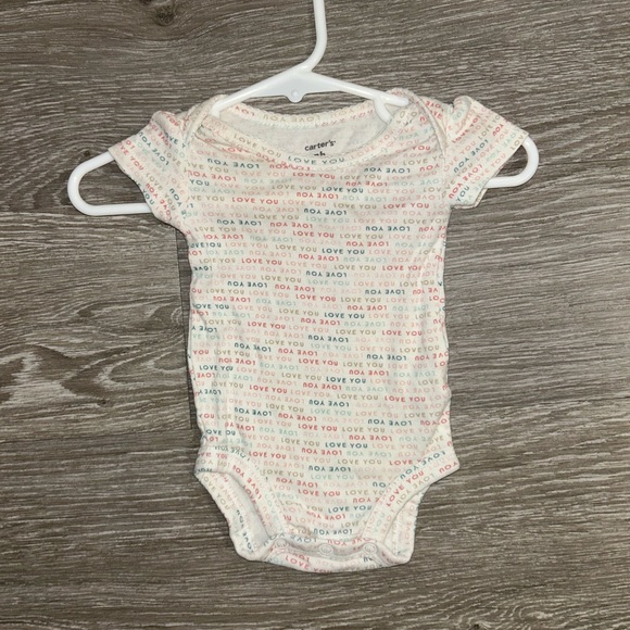 Carter's Other - CARTER’S Multicolor Text Print Bodysuit